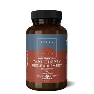 Tart Cherry, Nettle &amp; Turmeric Super-Blend 50g